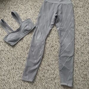 ALO grey two piece set size small